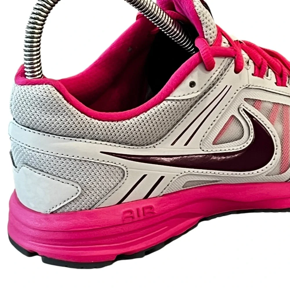 New Nike Air Relentless 3 Running Sneakers Womens 8 Gray Pink 616596-001‎